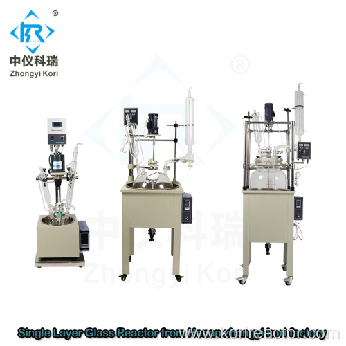 Pilot plant chemical glass reactor